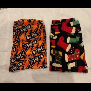 Lularoe holiday legging bundle tc2